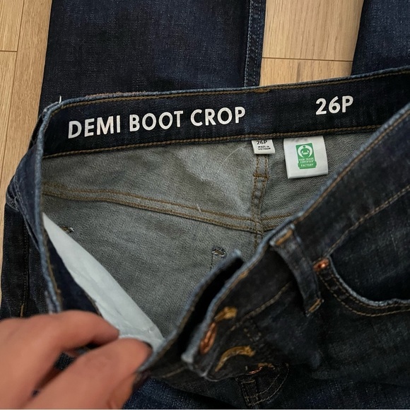 JCREW petite Demi boot crop jean in worn wash size 26 - Picture 3 of 7